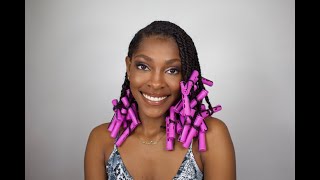 Mini Tutorial Twist N Curl using Kiss Curl Define Set [upl. by Elleraj663]