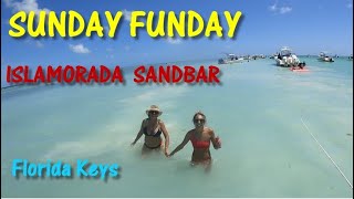 Sunday Funday Islamorada Sandbar and Sunset Cruise [upl. by Yenal410]