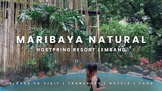 WISATA MARIBAYA NATURAL HOTSPRING RESORT LEMBANG BANDUNG  Pemandian air panas nuasa alam  TERBARU [upl. by Agrippina813]