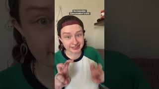 GENDERED signs 🤯 asl deaf signlanguage disability audhd linguistics actuallyautistic [upl. by Ylesara]