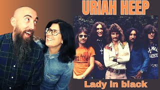 Uriah Heep  Lady in black REACTION with my wife [upl. by Ruyam111]