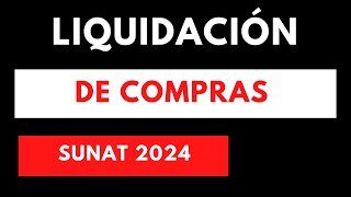 Aspectos relevantes LIQUIDACIÓN DE COMPRAS 2024 GRUPSELD [upl. by Arremat]