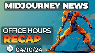 V 61  Midjourney Office Hours Recap April 10th 2024  Midjourney News [upl. by Yuh]