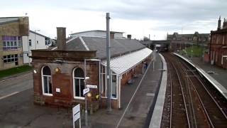 Saltcoats Railway Station North Ayrshire Scotland [upl. by Jaala992]