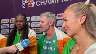 European gold medal for Ireland in the mixed 4x400m relay [upl. by Aseiram989]