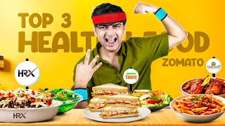 Trying Top 3 Healthy Restaurants on Zomato [upl. by Spratt]