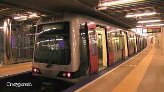 RET Metro Spijkenisse De Akkers  Rotterdam Centraal Lijn D [upl. by Chester]