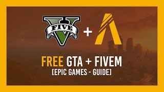 How to GTA V Free  FiveM Setup Guide  Epic Games  Giveaway [upl. by Ahseile791]