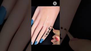 F letter tattooeasy and cute tattoo for girlsheart beat tattoof namemehndi tattootrendshorts [upl. by Corder828]