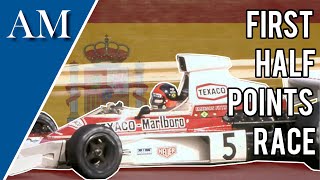 F1S FIRST HALF POINTS RACE The Story of the 1975 Spanish Grand Prix [upl. by Jablon]