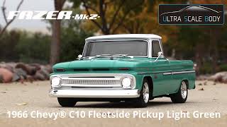 KYOSHO FAZER Series 1966 Chevy® C10 Fleetside Pickup Light Green [upl. by Cantu]