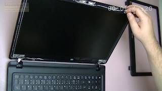 DIY how to disassembly lcd screen on acer ES15 ES1533 ES1572 ES1532 ES1523 replace replacement [upl. by Ailesor]