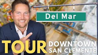 Downtown San Clemente Tour  Tour San Clemente California [upl. by Vial218]