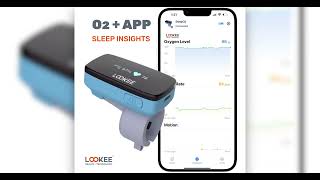 LOOKEE® Ring Sleep Oxygen Monitor with Vibrational Reminder for Low O2 [upl. by Antonin]