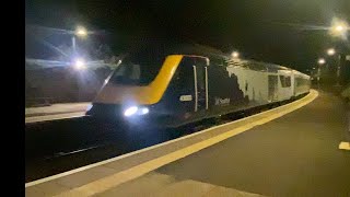 Intercity 125 Scotrail I7C passes Burntisland station bound for Edinburgh [upl. by Puto363]