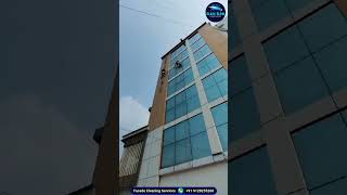 🧼 Window Cleaning Made Easy ✨ windowcleaning cleaningservice shorts trending facade [upl. by Ayotaj155]