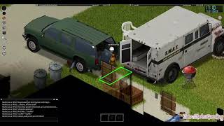 Project Zomboid 2 Player Many mods [upl. by Lib]