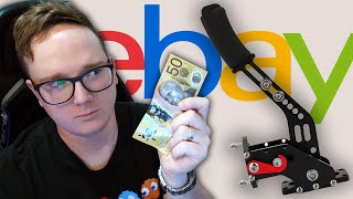 Is a CHEAP sim racing handbrake worth it Unboxing installing and first impressions [upl. by Floeter742]