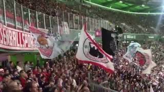 VFL Wolfsburg  RB Leipzig Auswärtssupport [upl. by Farah]