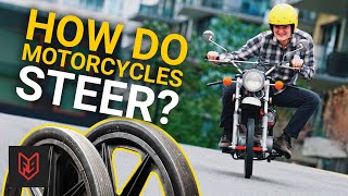 Can a FlatTread Motorcycle Turn How Motorbikes Steer [upl. by Mccormac673]