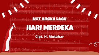 Not Angka Lagu  Hari Merdeka  Cipt H Mutahar [upl. by Aleck]