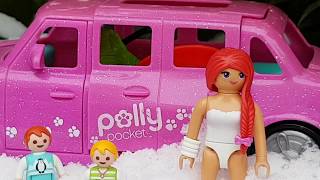 Playmobil Film Deutsch🎬Im Schneeland🌨️❄️☃️ wo kein Auto🚗🌲 fährt😱 Kinderwelt👭 Familie Wurst🍖🌮 [upl. by Sirdna]