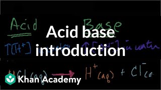 Acid Base Introduction [upl. by Esekram]