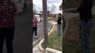 Woman followed a driver home and has a meltdown [upl. by Pogue]