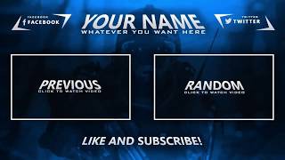 TOP 5 FREE OUTRO TEMPLATES 1 PANZOID [upl. by Reilamag649]