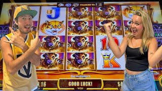 Bonuses Kept COMING On These Buffalo Slot Machines [upl. by Alejandrina]