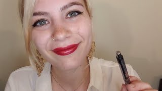 ASMR Iridology RP  Close Up Personal Attention Light Magnifying Glass [upl. by Llenna]