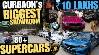 GURGAON Biggest Luxury Cars Showroom With 80 Cars Stock  YDMC [upl. by Hofstetter]