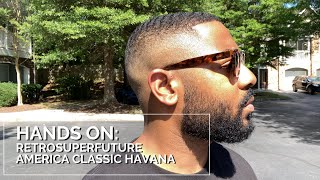 HANDS ON Retrosuperfuture America Classic Havana Sunglasses [upl. by Chelsae351]