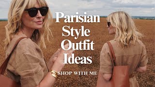 FRENCH SUMMER STYLE try on AT SEZANE AND MAJE PARIS  14 Parisian Style Outfits [upl. by Annovy]