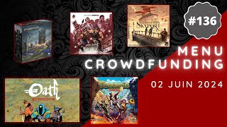 Menu Crowdfunding  02062024  Oath Terraria Cysmic Micro Moonshine etc [upl. by Buchalter]