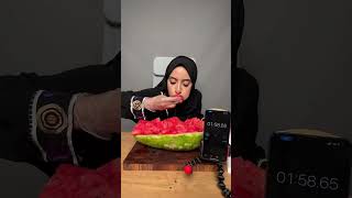 تحدي بطخيه كامله 🍉توقعو اقدر أخلصها؟؟🤭💕 [upl. by Rahal]