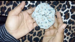 easy scrunchiehairband making diy diyscrunchie trendingvideo [upl. by Gonzalez]