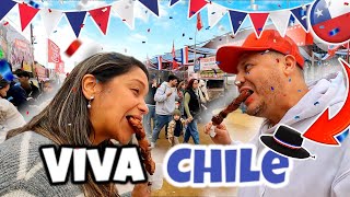 la mejor fiesta en chile 🇨🇱 FIESTAS PATRIAS 2024 en valparaiso 🎉 [upl. by Glaudia456]