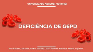 Deficiência de G6PD [upl. by Anirtap46]