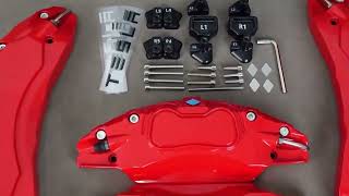 Brake Caliper Covers for Tesla Model 3Y [upl. by Anayhd]