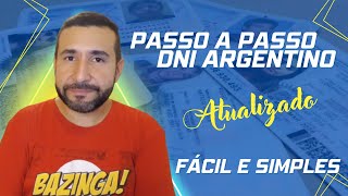 COMO TIRAR O DNI ARGENTINO SOZINHO  Passo a passo para tirar o dni argentino [upl. by Dagna844]