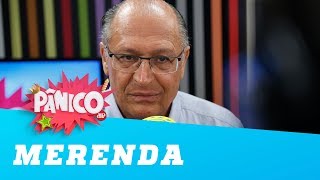 Vinheteiro questiona Alckmin sobre roubo de merendas escolares [upl. by Rebel]