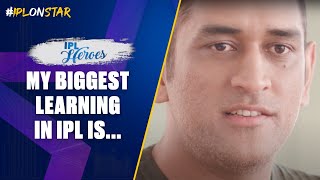 MS Dhoni Opens Up About the Significance of Leading CSK to Him  IPL Heroes [upl. by Josephina441]