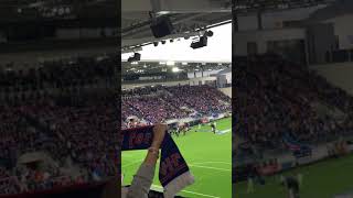 Vålerenga Kjerke  magisk stemning åpningskamp ny stadion [upl. by Gannon723]