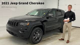 2021 Jeep Grand Cherokee 80th Anniversary  Stock  MGH4601  Sherwood Dodge [upl. by Airol]