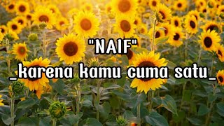 Naif  karena kamu cuma satu Lirik [upl. by Sillsby]