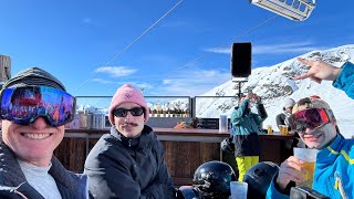 Courchevel to Val Thorens and Party at La Folie Douce  Val Thorens [upl. by Dugald11]