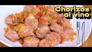 Como preparar unos chorizos al vino  RECETAS CASERAS [upl. by Aicercal]