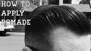 Mens Hair Tutorial  How to use pomade [upl. by Morrison]