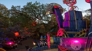 Zamperla NebulaZ Stellarium Familypark Neusiedlersee 2022 POV Night [upl. by Devlen713]